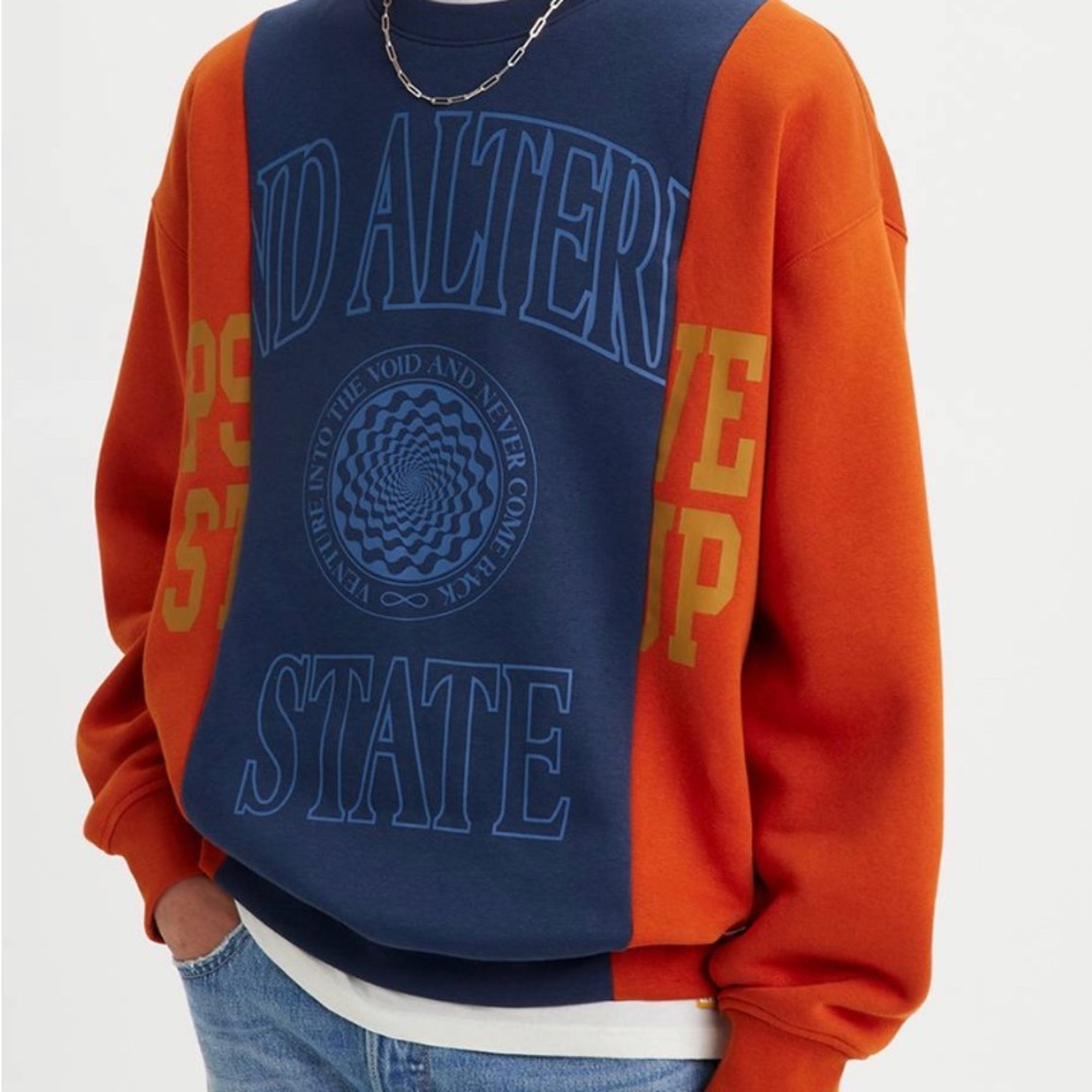 Levi’s Mens FOUND PARTS CREWNECK SWEATSHIRT